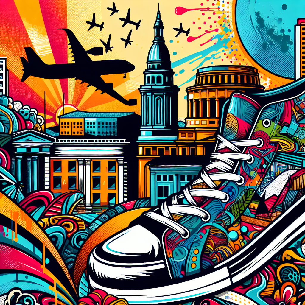 Sneaker shops Stadt des Ostens
