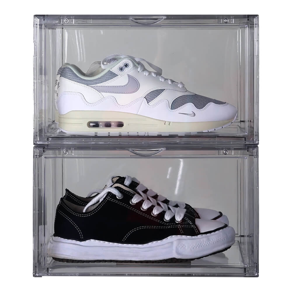 Transparente Sneakerbox, 2er-Pack