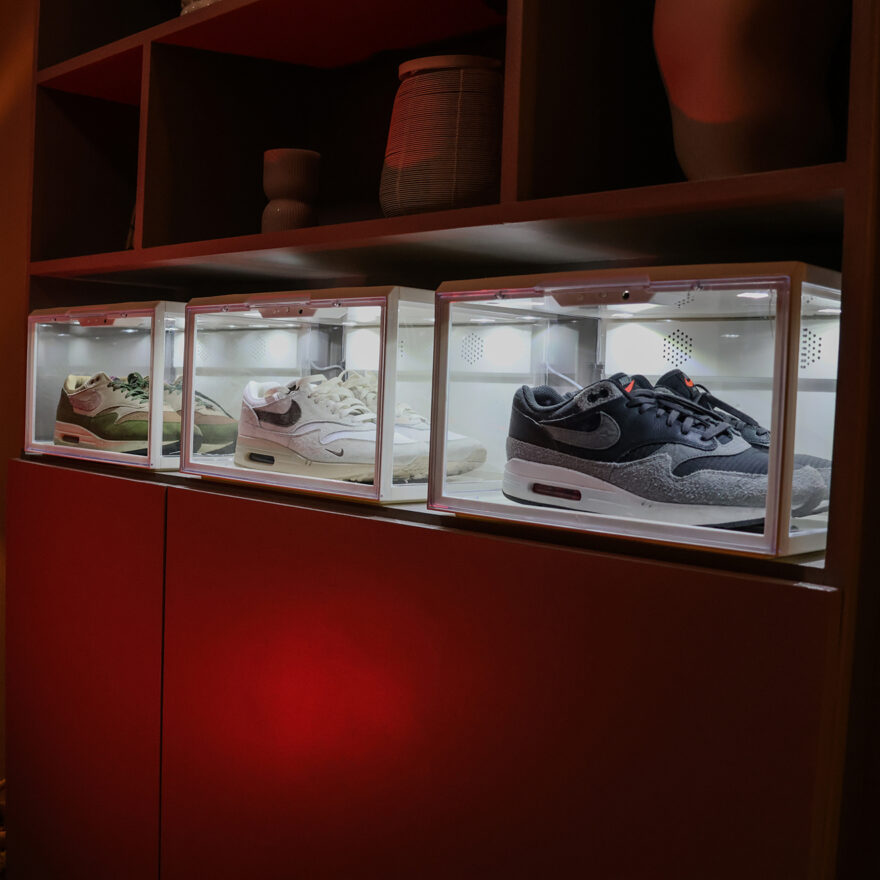 Sneakerbox LED wit