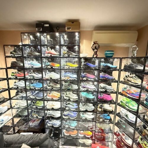 Sneakerbox LED zwart